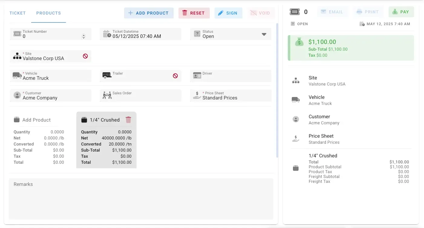 Create a Ticket
