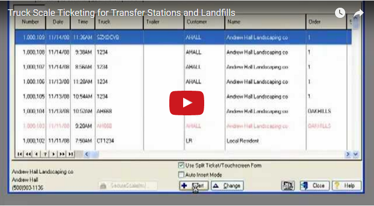 Landfill and Transfer Station Software
